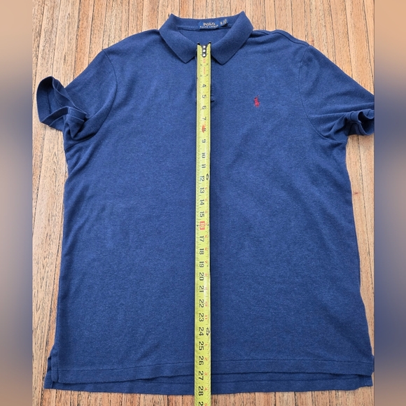 POLO By Ralph Lauren Mens Blue XL 100% Cotton Polo Shirt - Picture 6 of 12
